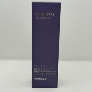 Heritage Curl Stay Essence Volume Curl Up Hair Styling 200 ml New Sealed